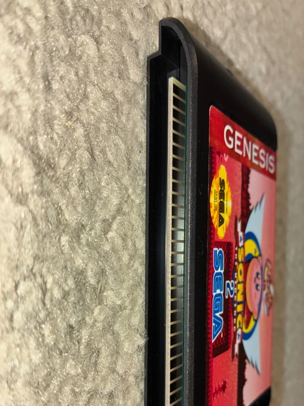 KIRBY IN SONIC THE HEDGEHOG 2 SEGA GENESIS ROMHACK FANMADE HOME-BREW GAME + BOX